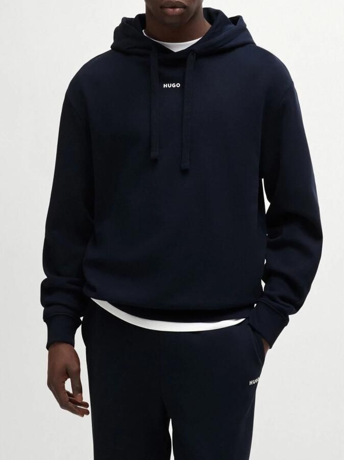 Hugo Boss Blauwe Katoenen Turtleneck Tracksuit met Ritssluiting Blue Heren - Foto 4