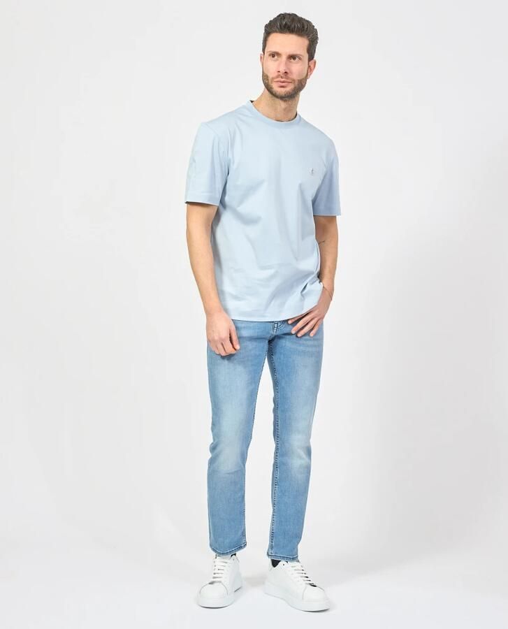 Hugo Boss Blauw T-shirt met Double B-monogram Blue Heren - Foto 3