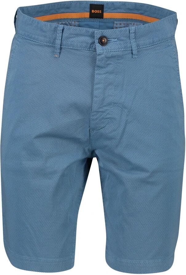 Boss Orange Chino slim-Shorts met contrastdetails