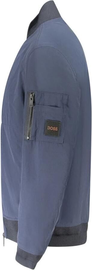 Hugo Boss Blauwe Jack met Ritssluiting en Lange Mouwen Blue Heren - Foto 2