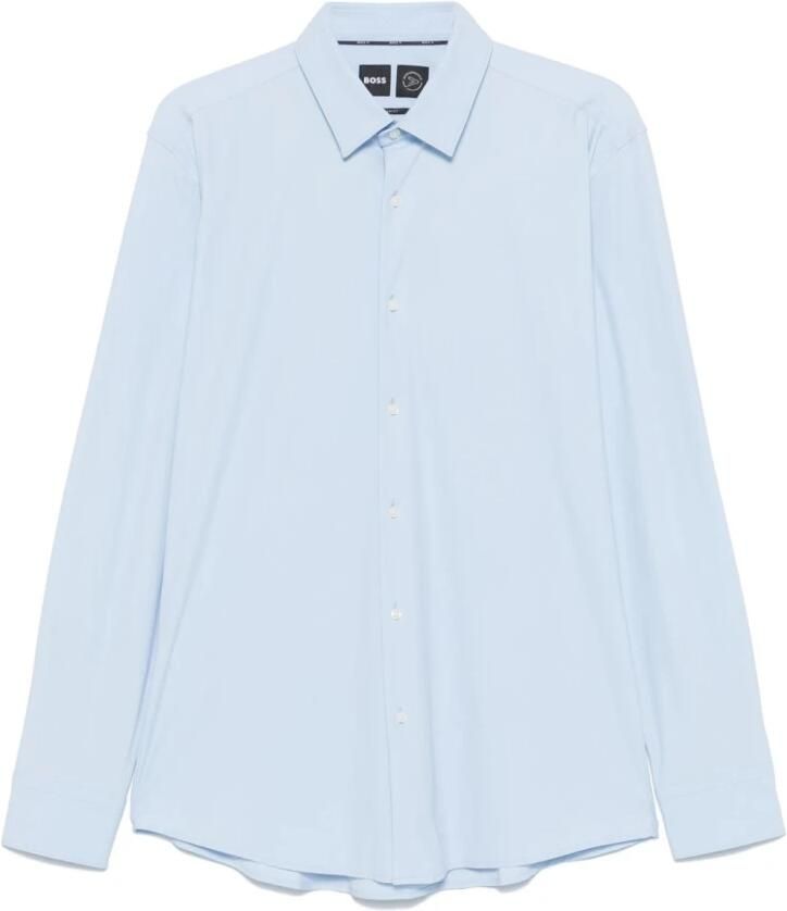 Hugo Boss Slim Fit Jersey Shirt P-HANK-s-kent Blue Heren - Foto 14