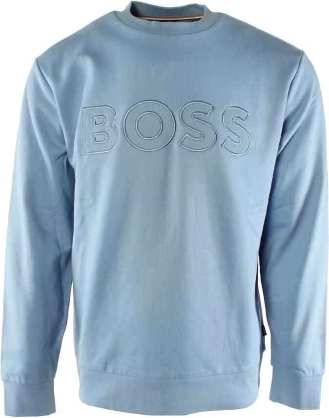 Boss Sweatshirt met labelstitching model 'Stadler'