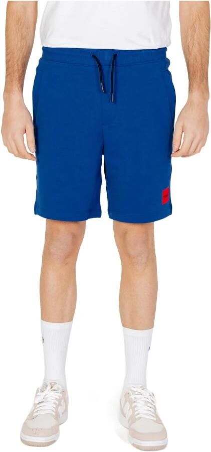 Hugo Boss Blauwe Katoenen Shorts met Zakken Blue Heren - Foto 3