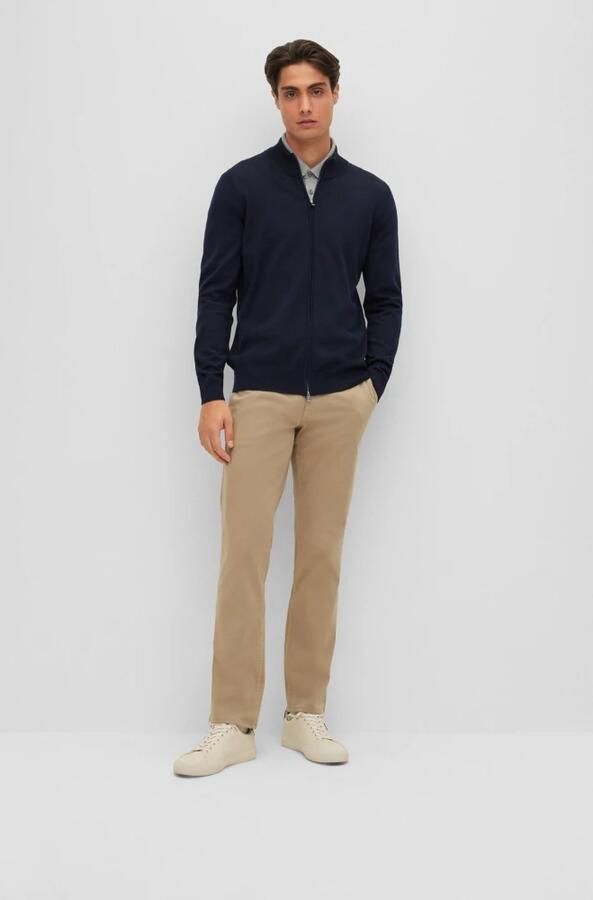 Hugo Boss Stijlvolle Zip-Through Sweatshirt Blue Heren - Foto 3