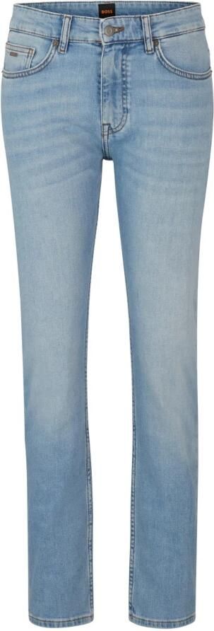 Boss Orange Slim fit jeans Delaware BC-C met lederen boss badge