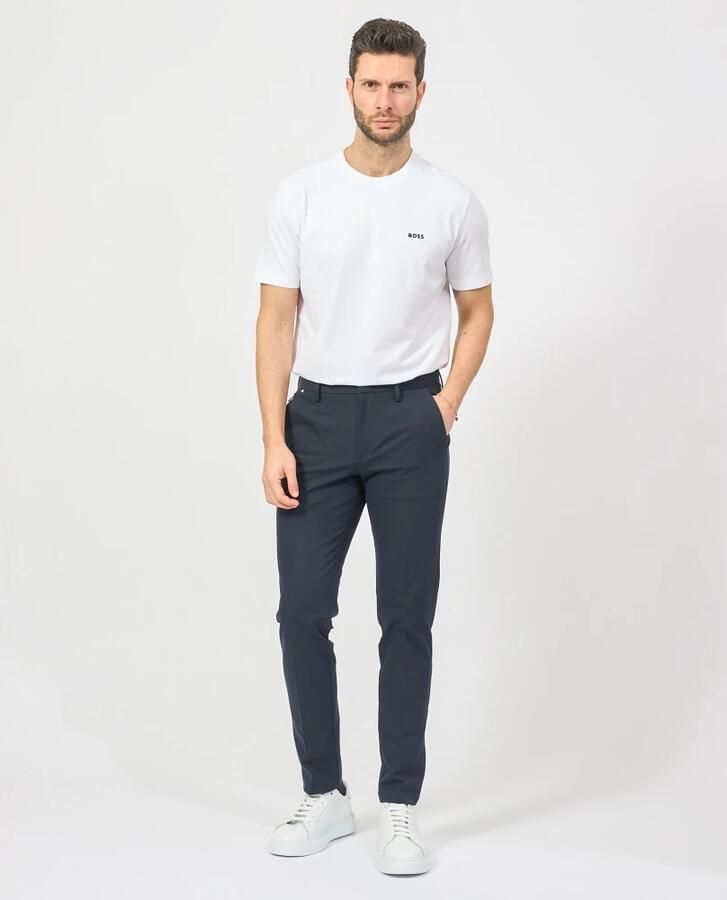 Hugo Boss Blauwe Slim Fit Broek Kaito Blue Heren