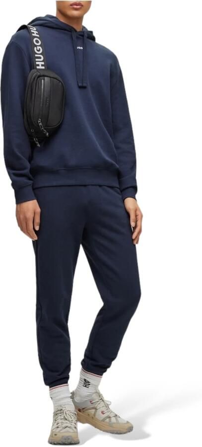 Hugo Boss Blauwe Katoenen Turtleneck Tracksuit met Ritssluiting Blue Heren - Foto 12