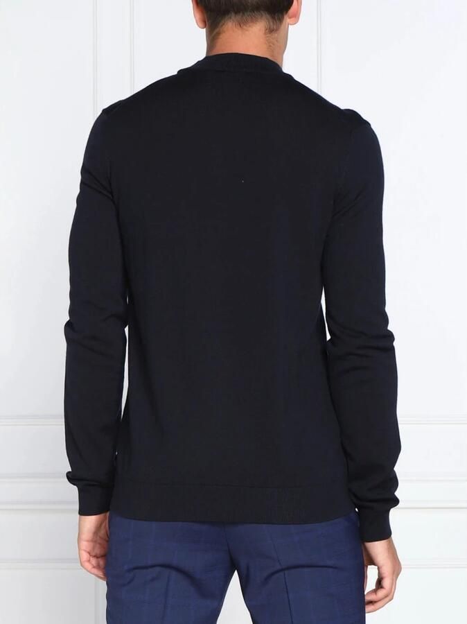 Hugo Boss Blauwe Sweater San Matteo Clean Blue Heren - Foto 3
