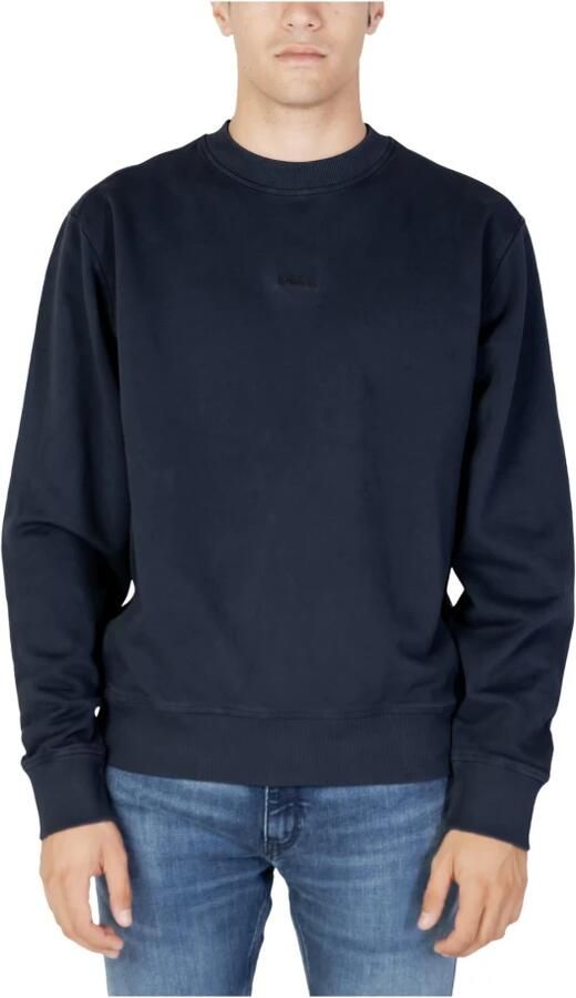 Hugo Boss Blauwe Sweatshirt met Lange Mouwen voor Heren Blue Heren