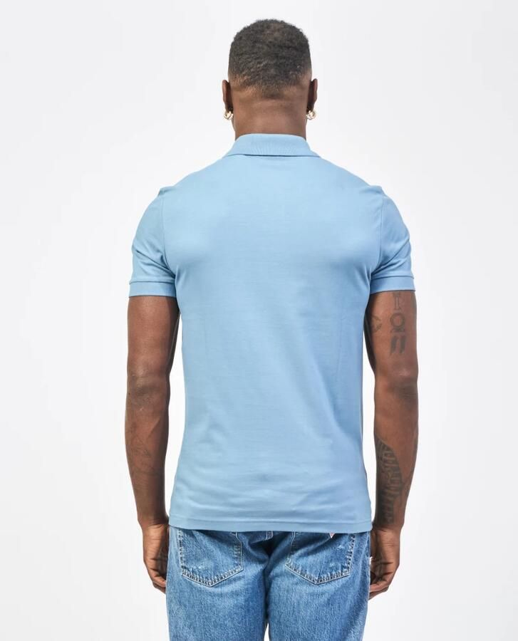 Hugo Boss Blauwe T-shirts en Polos Passenger Blue Heren - Foto 4