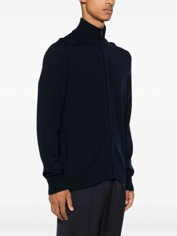 Boss Orange Donkerblauwe Avac_fz Vest met Regular Fit Blue Heren - Foto 3