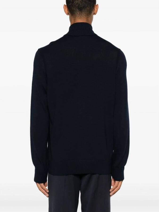 Boss Orange Donkerblauwe Avac_fz Vest met Regular Fit Blue Heren - Foto 4