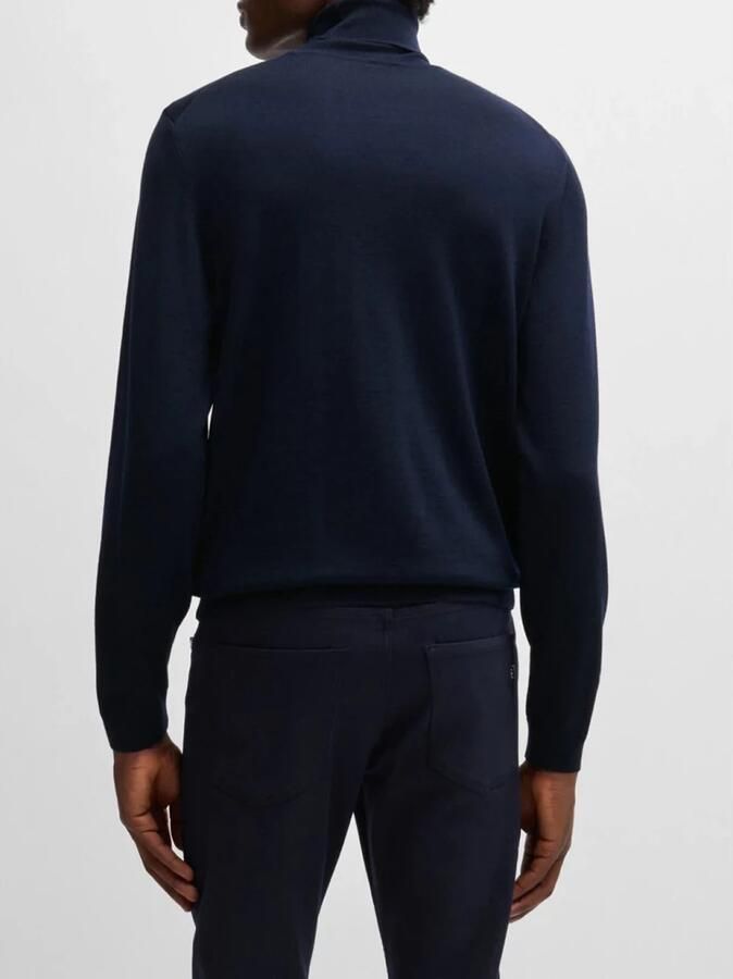 BOSS BLACK Heren Truien & Vesten Musso-p Donkerblauw - Foto 8