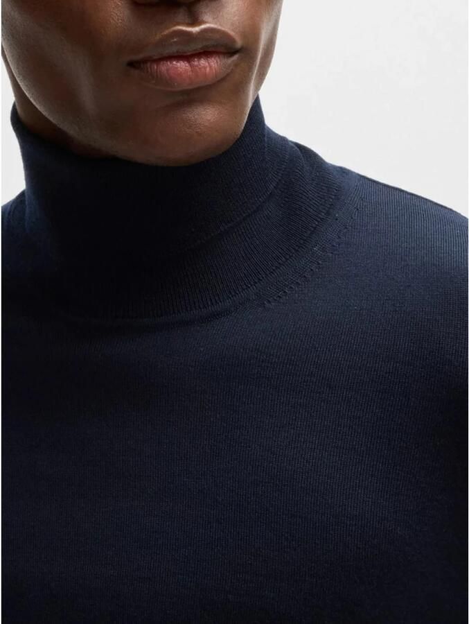 BOSS BLACK Heren Truien & Vesten Musso-p Donkerblauw - Foto 7