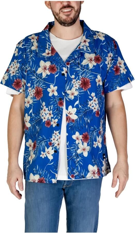 Boss Regular fit vrijetijdsoverhemd met all-over print model 'Piranha'