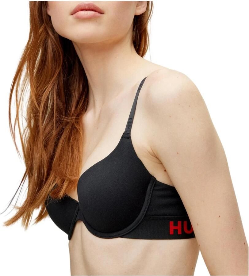 HUGO voorgevormde beugelbh zwart - Foto 2