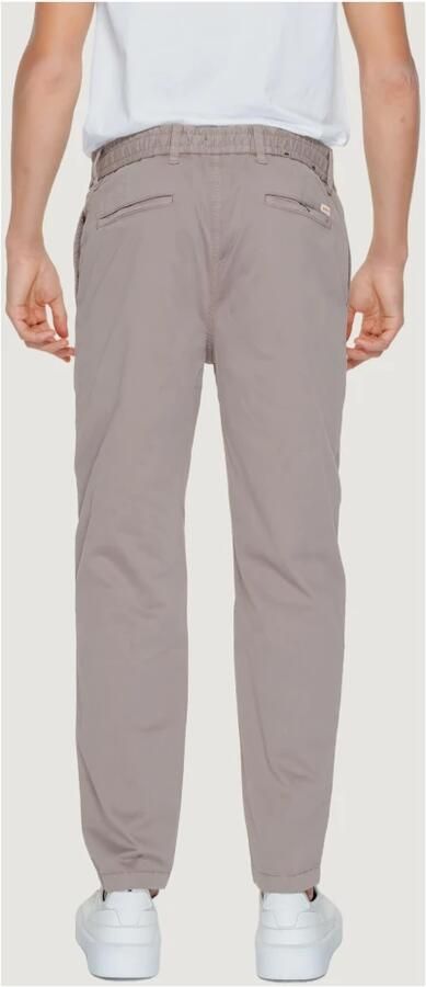 Hugo Boss Bruine Katoenen Broek met Veters & Zakken Brown Heren