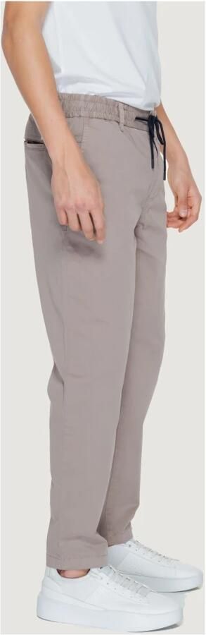 Hugo Boss Bruine Katoenen Broek met Veters & Zakken Brown Heren - Foto 2