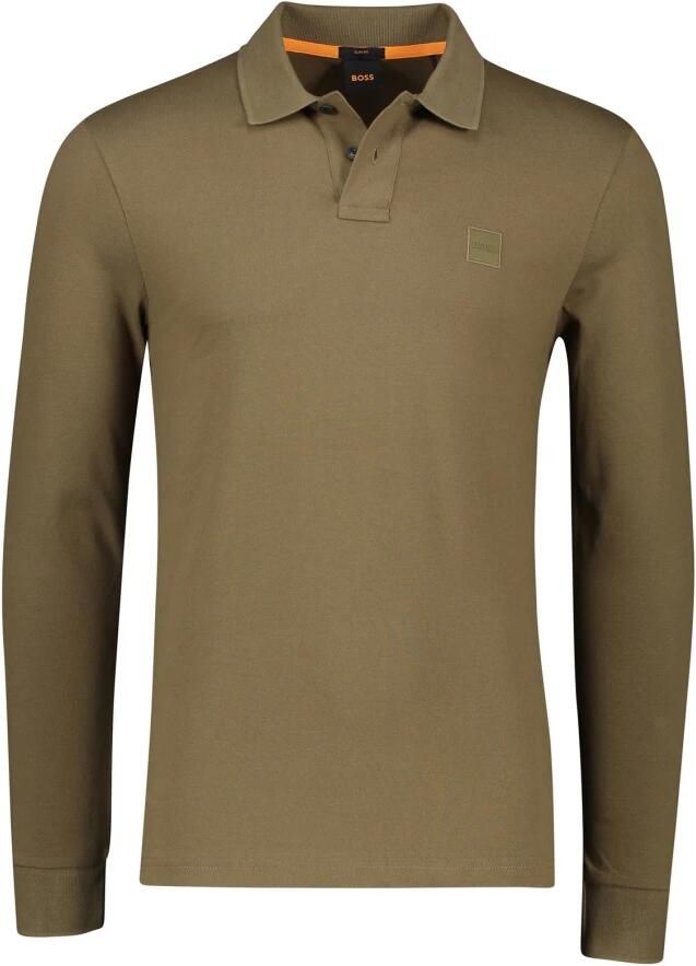 Boss Orange Poloshirt met lange mouwen model 'Passerby'