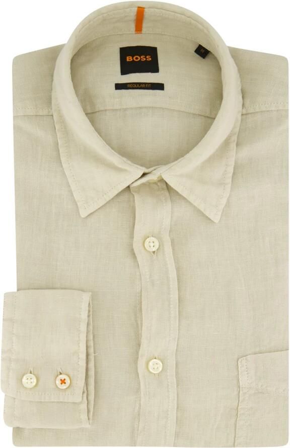 Boss Orange Regular fit vrijetijdsoverhemd met kentkraag model 'Relegant'
