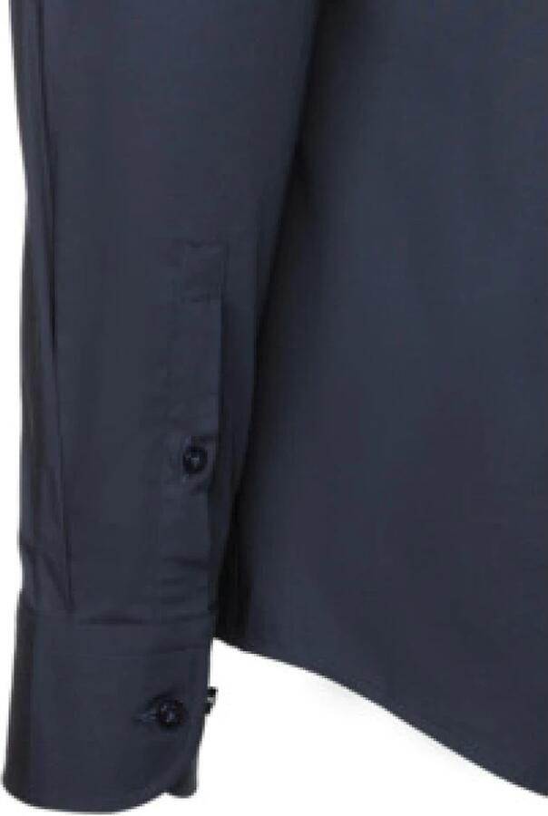 Hugo Boss Heren Zwart Overhemdjurk Slim Fit Donkerblauw Blue Heren - Foto 12