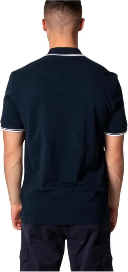 Hugo Boss Blauwe Polo Pchup Fijne Piquè Logo Blue Heren - Foto 3