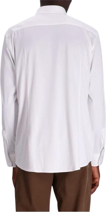 Hugo Boss Heren Wit Slim Fit Overhemd met Dubbele Manchetten White Heren - Foto 6