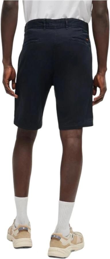 Hugo Boss Blauwe Katoenen Bermuda Shorts voor Mannen Blue Heren - Foto 3