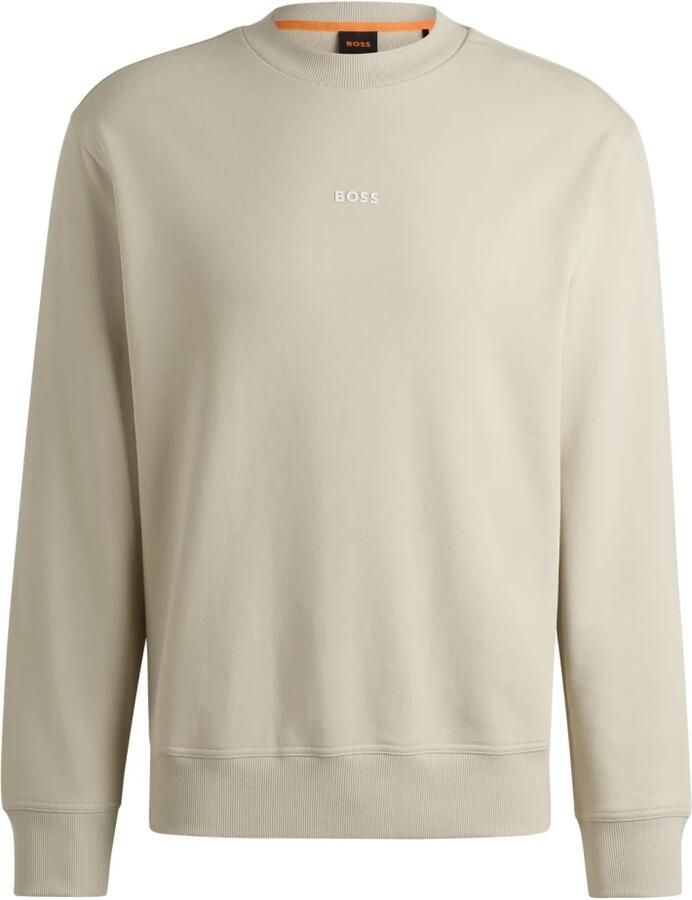 Hugo Boss Crewneck Sweatshirt French Terry Fleece Logo Beige Heren - Foto 7