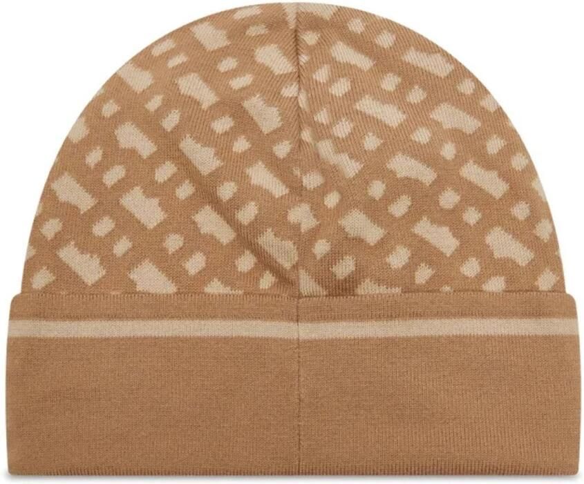 Hugo Boss Dames Gebreide Muts Hoed Brown Dames - Foto 2