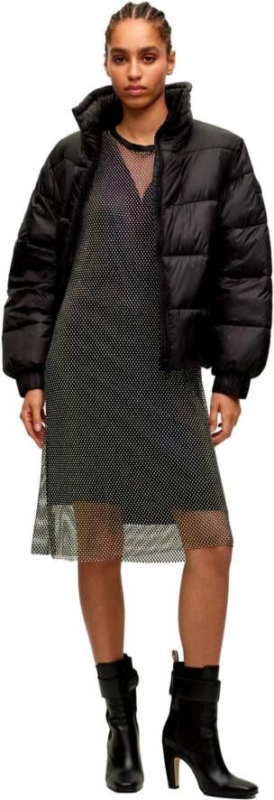 Hugo Boss Dames Gewatteerde Jas in Glanzende Stof Black Dames - Foto 4