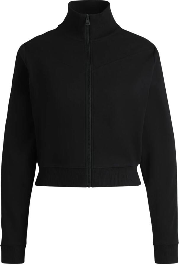 Hugo Blue Sweatjack met opstaande kraag model 'Doma' - Foto 3