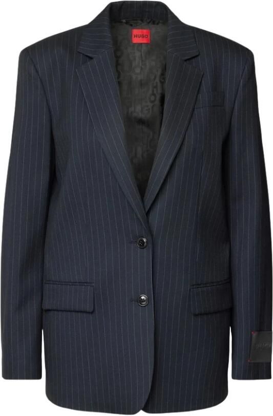 Hugo Boss Damesblazer met zakken en knoopsluiting Black Dames