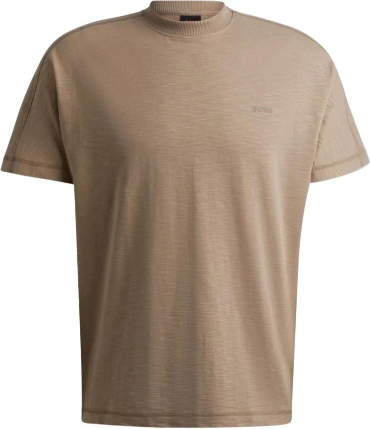 Boss Orange T-shirt Te_Denim met gemêleerd ontwerp - Foto 3