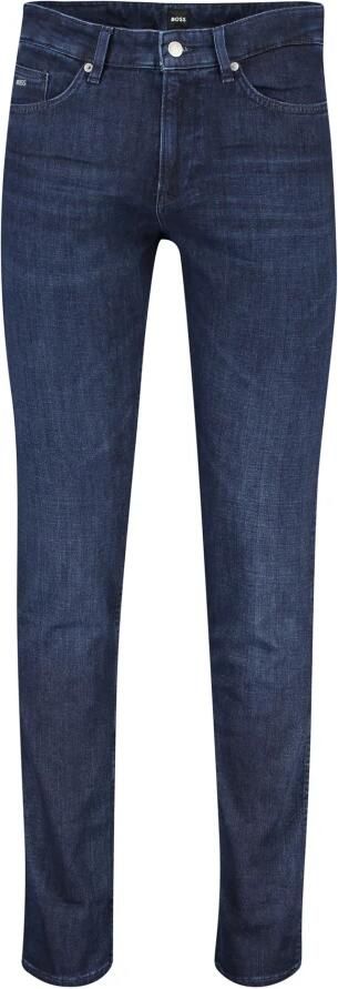 Boss Black Slim Fit Delaware Jeans Donkerblauw Blue Heren
