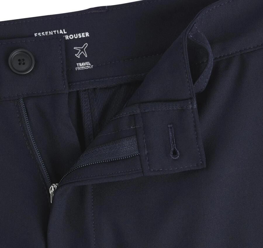 Hugo Boss Donkerblauwe Slim Fit Stretchbroek Blue Heren - Foto 2