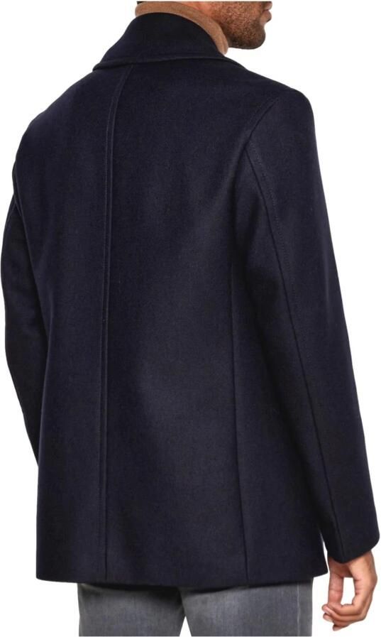Hugo Boss Dubbelborstige heren peacoat blauw Blue Heren - Foto 5