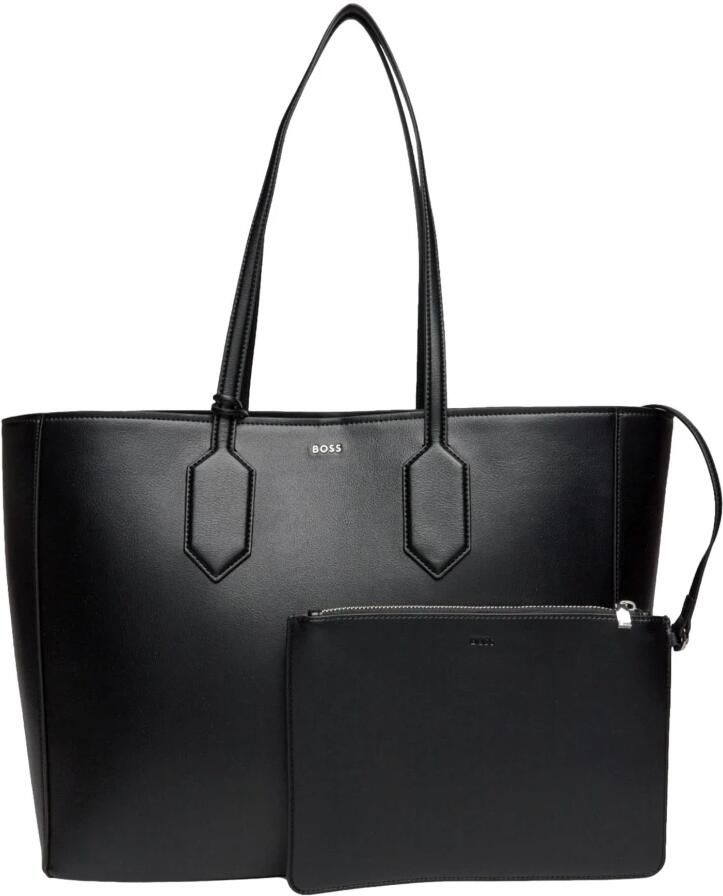 Hugo Boss Ecopelle Liriel Shopper in Zwart Black Dames - Foto 2