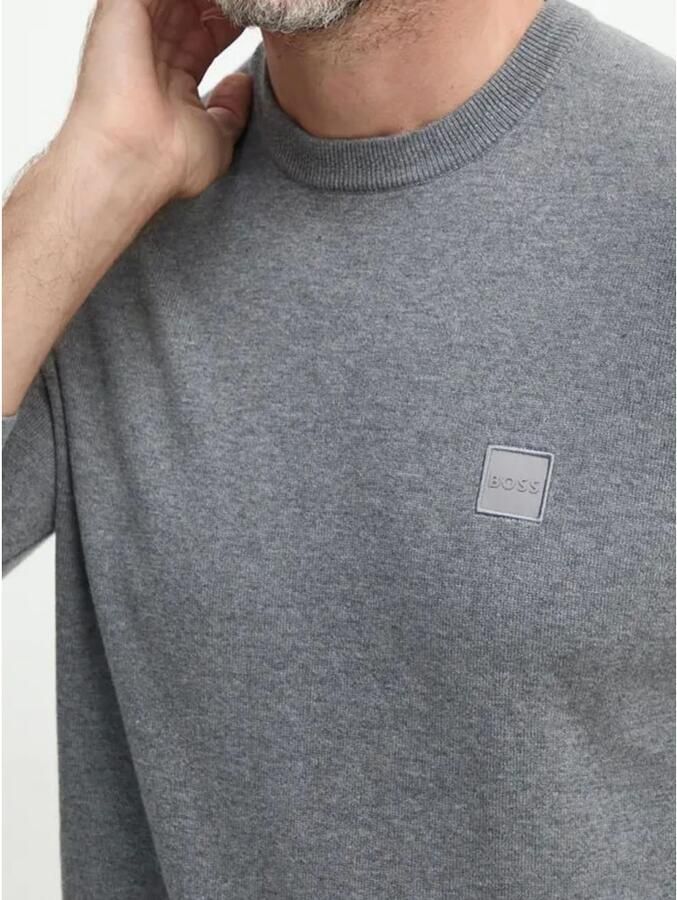 Hugo Boss Zachte Pullover van Katoen en Kasjmier Red Heren