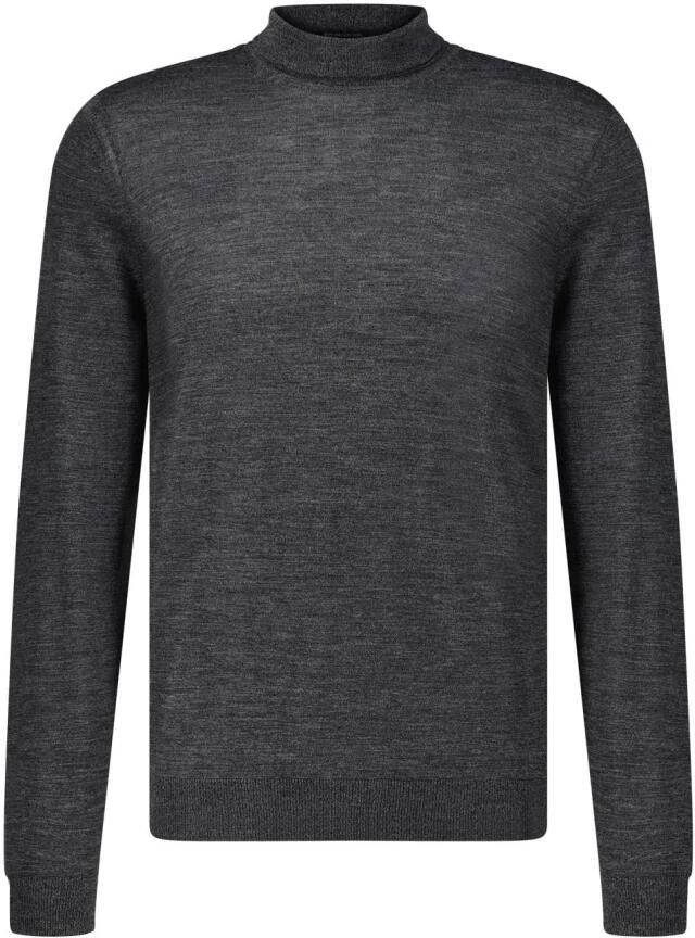 Hugo Boss Heren Slim Fit Coltrui met Hoge Kraag Black Heren - Foto 11