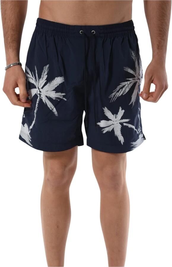 Hugo Boss Blauwe Polyamide Zwemkleding Collectie Herfst Winter Blue Heren - Foto 3