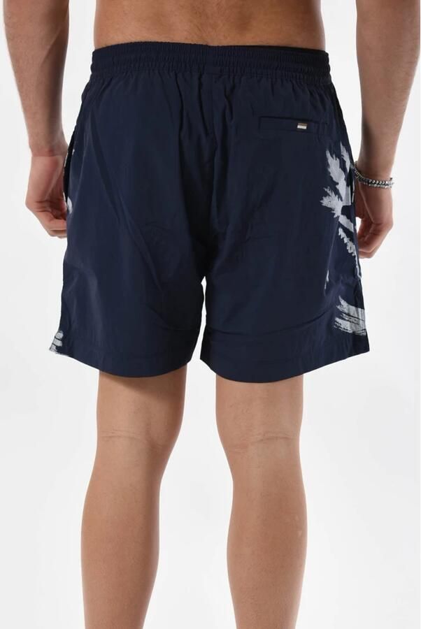 Hugo Boss Blauwe Polyamide Zwemkleding Collectie Herfst Winter Blue Heren