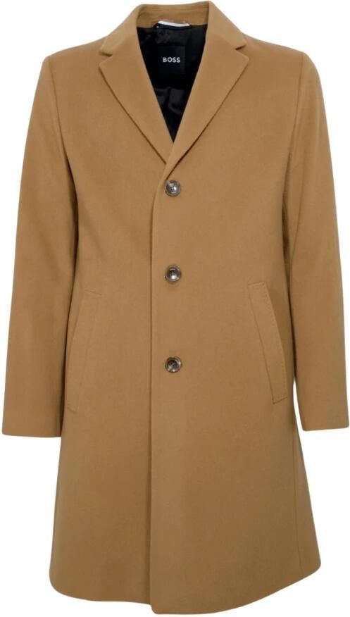 Boss Lange wollen jas met knoopsluiting model 'Hyde-C' - Foto 3