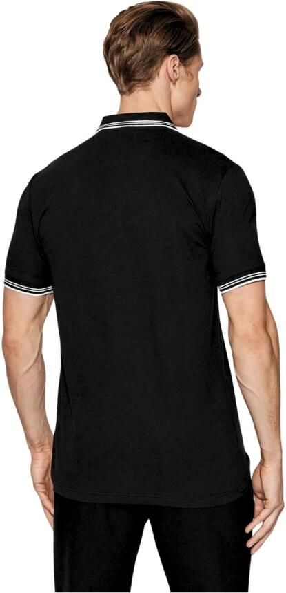 BOSS Green Slim fit poloshirt met contraststrepen model 'Paul Curved' - Foto 4