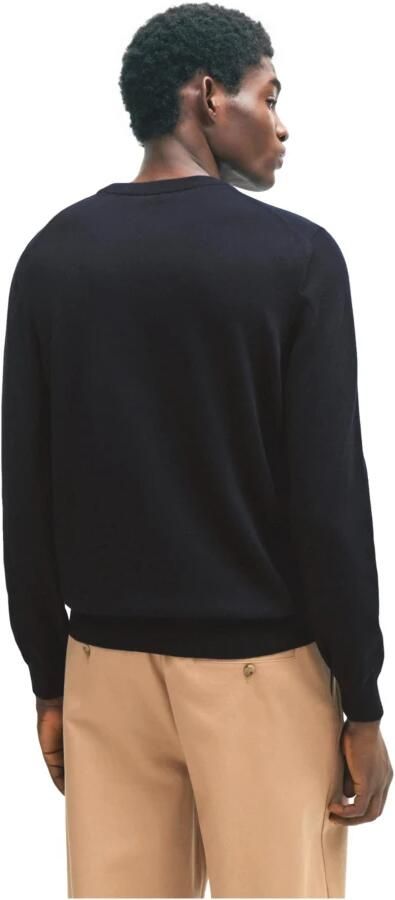 Hugo Boss Essentiële Blauwe Trui met Geborduurd Logo Blue Heren - Foto 4