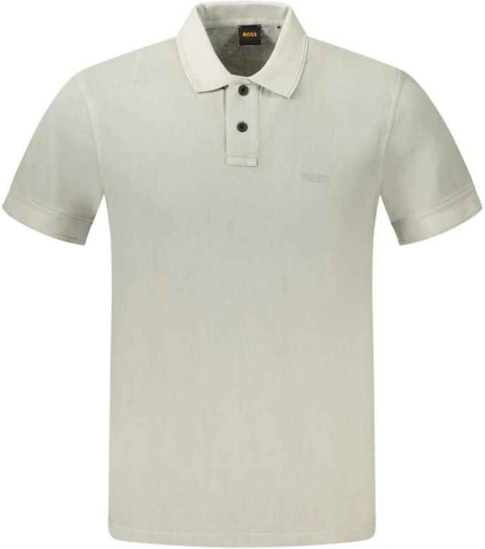 Boss Orange Slim fit poloshirt met labeldetail model 'Prime'