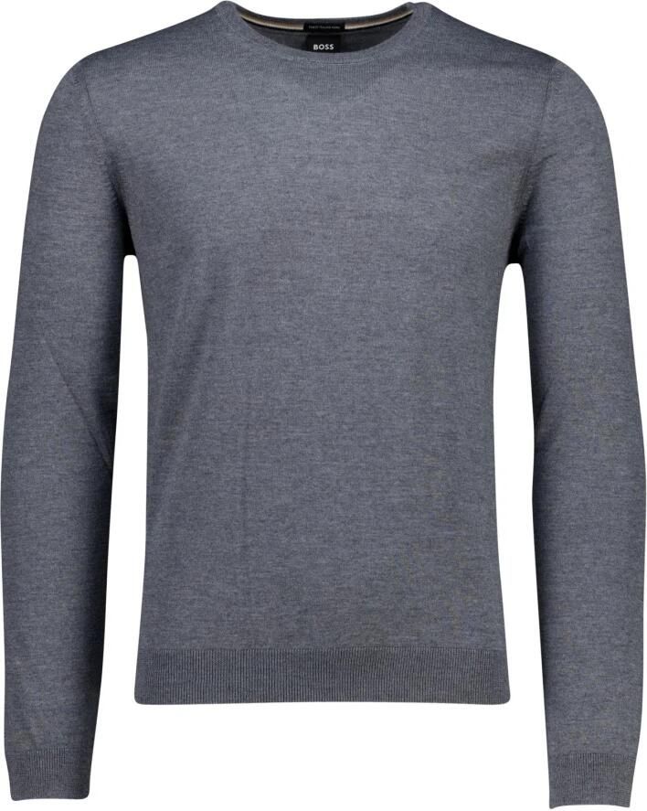 Boss Shirt met lange mouwen in gemêleerde look model 'Leno'