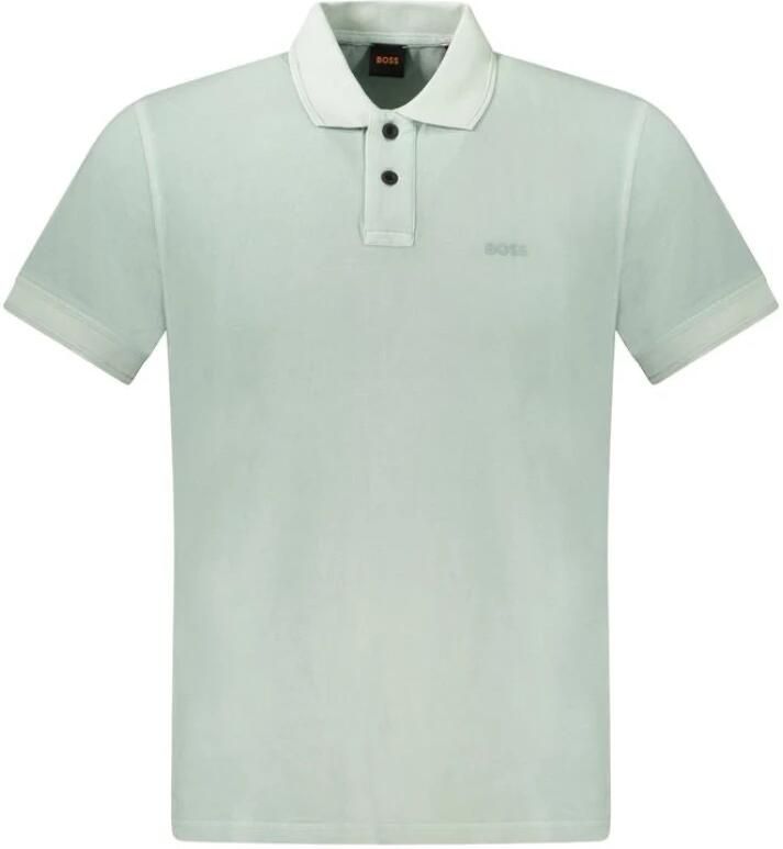 Hugo Boss Korte Mouw Polo Shirt Groen Logo Green Heren