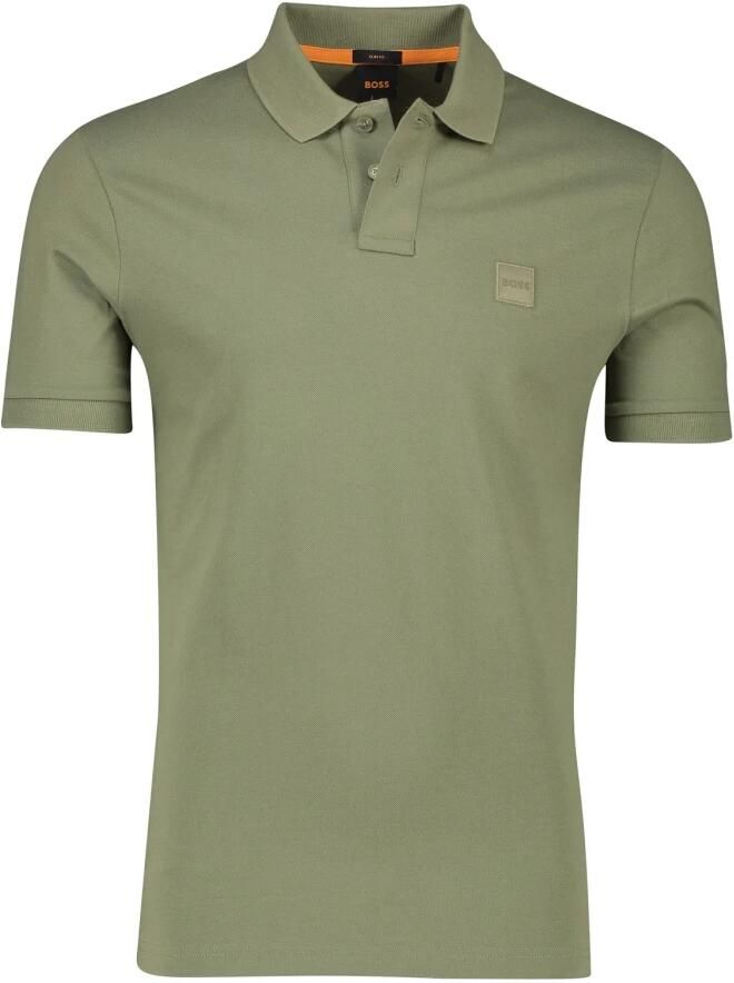 Hugo Boss Groene Polo Shirt Korte Mouw Green Heren