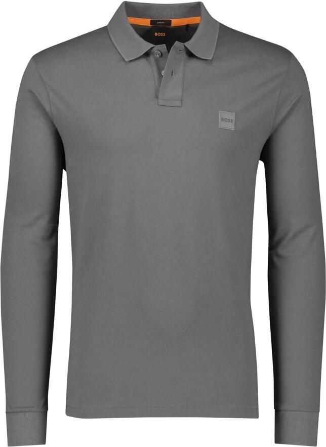 BOSS ORANGE Heren Polo's & T-shirts Passerby Donkergrijs